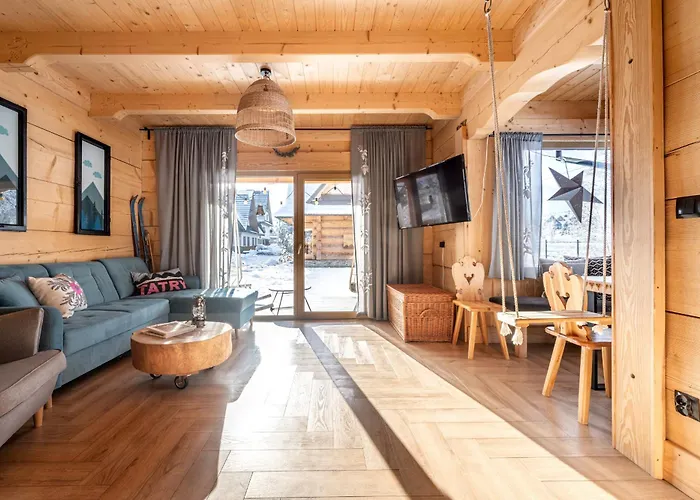 Stylowa Alpesi faház Zakopane